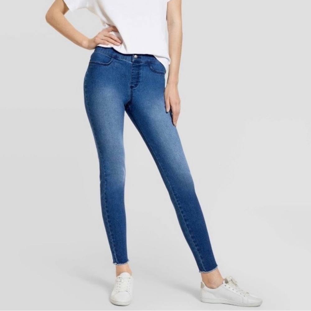 Hue Studio Denim Leggings XXL NWT